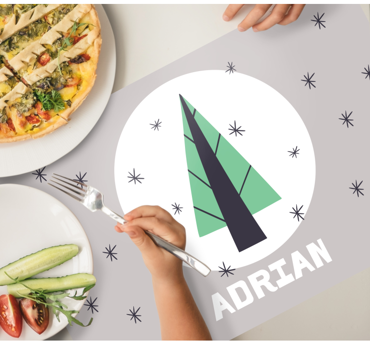 Personalizuotos eglutės kalėdinės vietos - „Tenstickers“