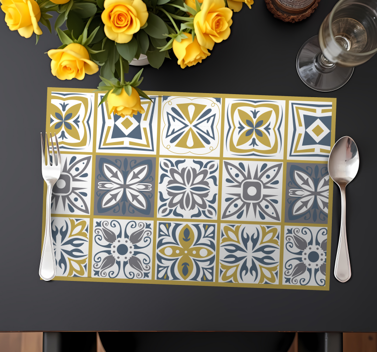 Klasikinis vintažinis originalus stalo padekliukai - „Tenstickers“