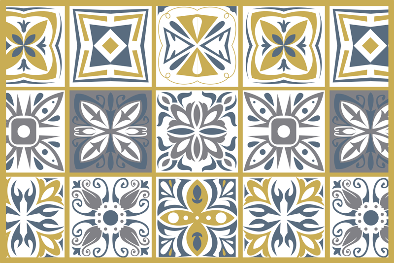 Klasikinis vintažinis originalus stalo padekliukai - „Tenstickers“