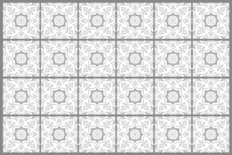 Pilki tonai originalus stalo padekliukai - „Tenstickers“