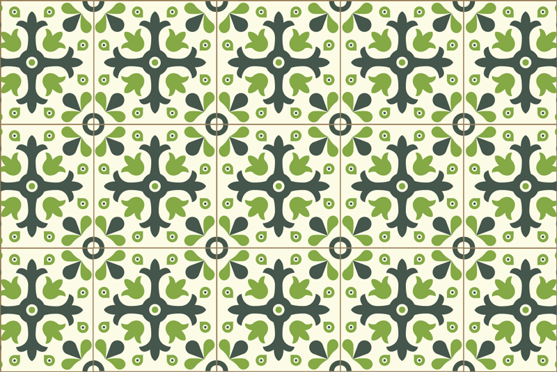 žalia hidraulika originalus stalo padekliukai - „Tenstickers“