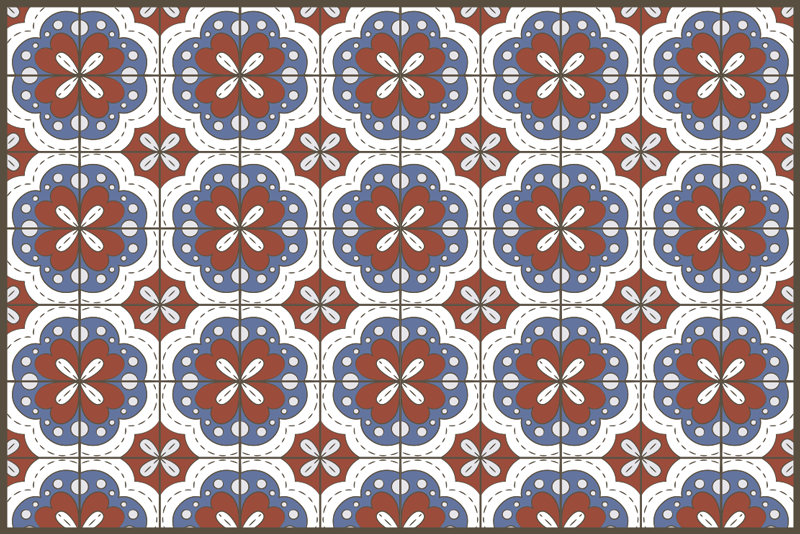 Raudona hidraulika originalus stalo padekliukai - „Tenstickers“