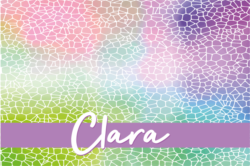 Modernaus modelio pritaikomi pavadinimų padėkliukai - „Tenstickers“