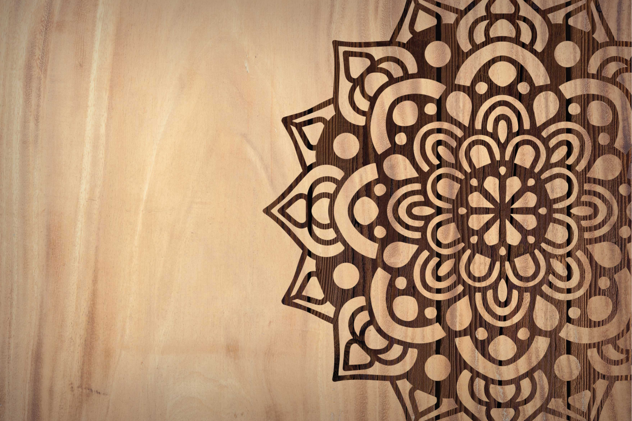 Mediniai šoninio rašto tekstūruoti padėkliukai - „Tenstickers“