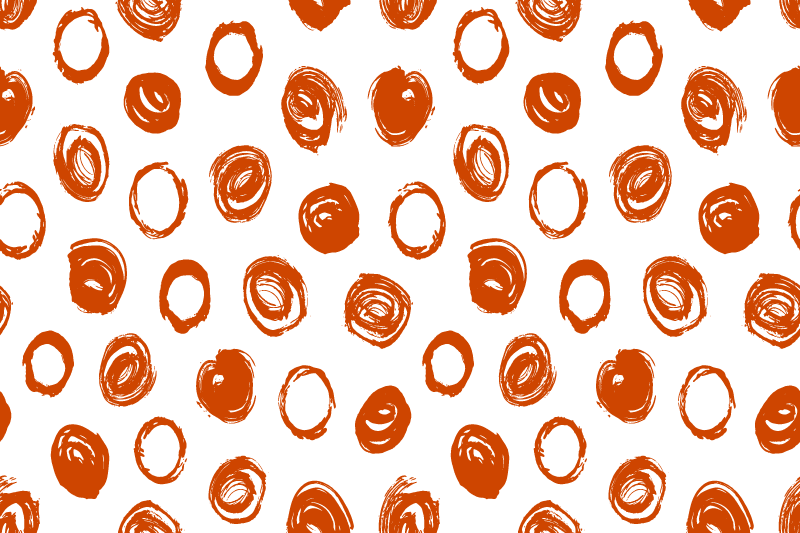 Tekstūruoti stalo padėkliukai su apvaliu šepetėlio raštu - „Tenstickers“