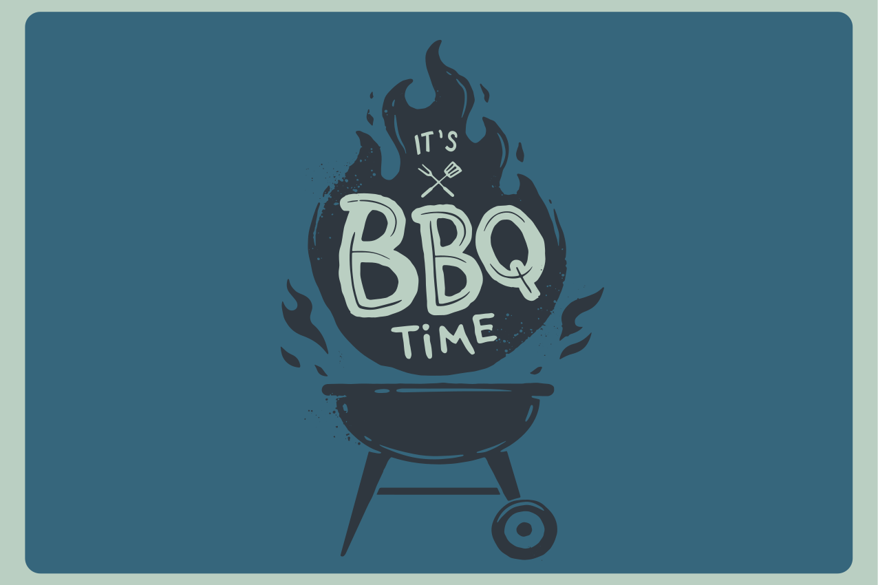 Stalo padėklai bbq laiko liepsnoms - „Tenstickers“