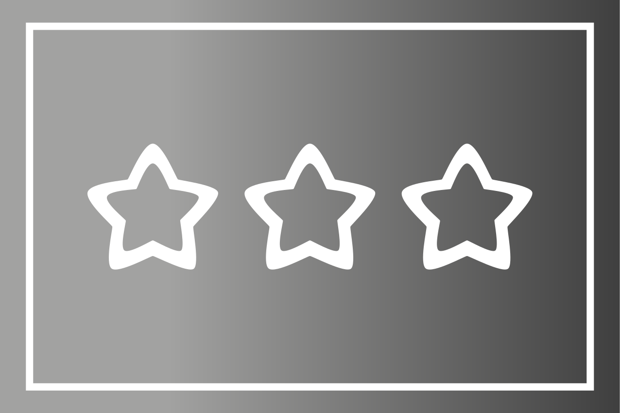 Modernūs stalo padėkliukai su žvaigždžių įvertinimu - „Tenstickers“