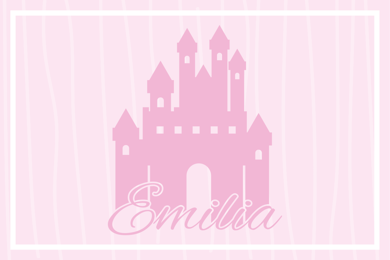 Vaikiški stalo padėkliukai su pilies tema - „Tenstickers“