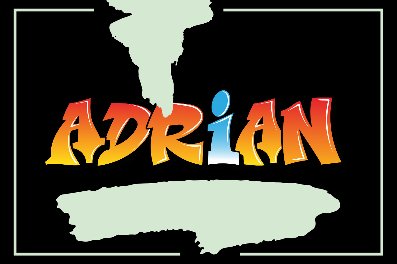 Jūsų vardo grafiti raidžių padėkliukai - „Tenstickers“