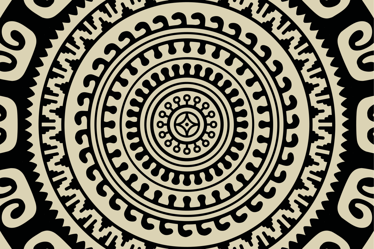 Tekstūruoti stalo padėkliukai su apvaliais raštais - „Tenstickers“