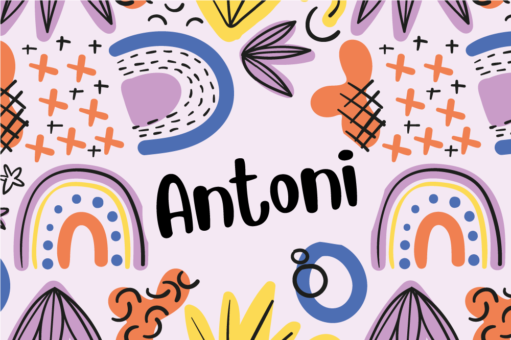 Vaikiški stalo padėkliukai spalvingais vaivorykštės raštais - „Tenstickers“