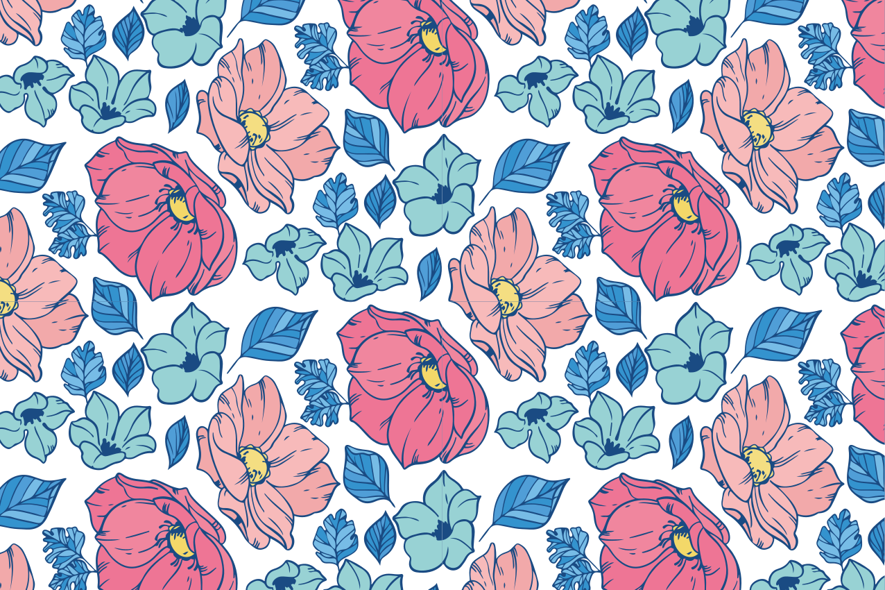 Originalūs stalo padėkliukai su botaniniu meno motyvu - „Tenstickers“