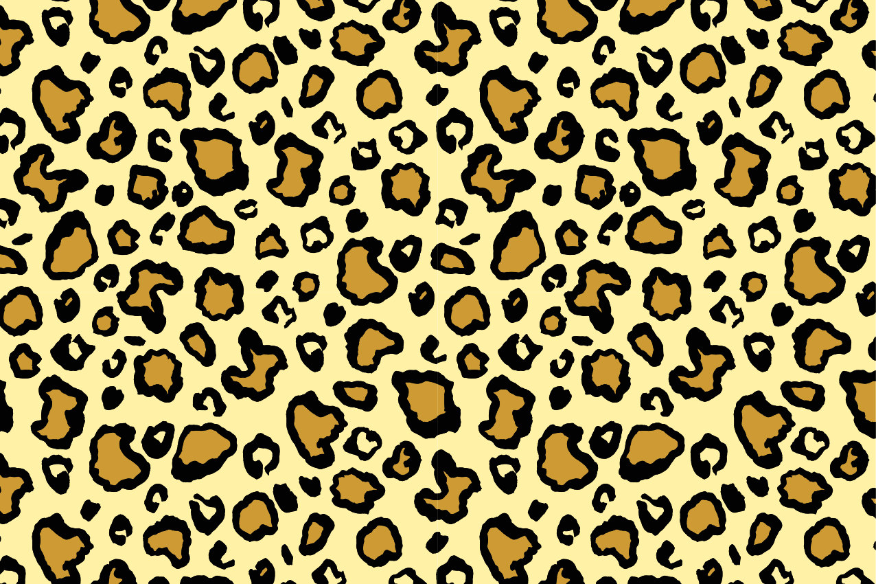 Originalūs stalo padėkliukai leopardų raštu - „Tenstickers“