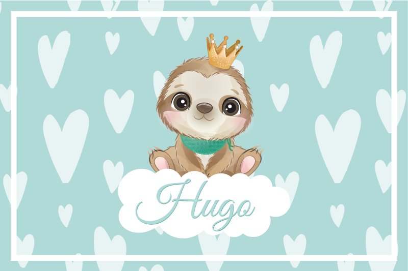 Vaikiški stalo padėkliukai su miela lėkštele - „Tenstickers“