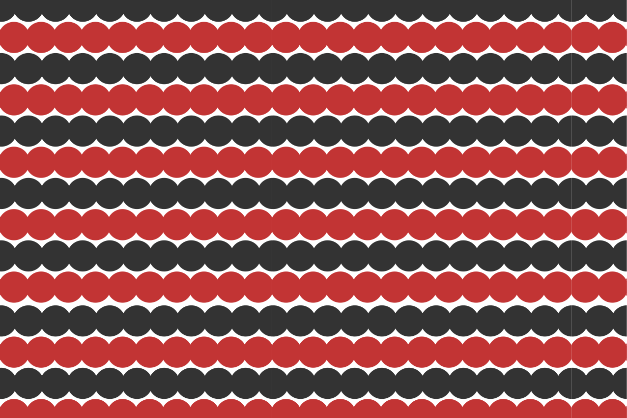 Modernūs stalo padėkliukai su sluoksniuotu apvaliu raštu - „Tenstickers“