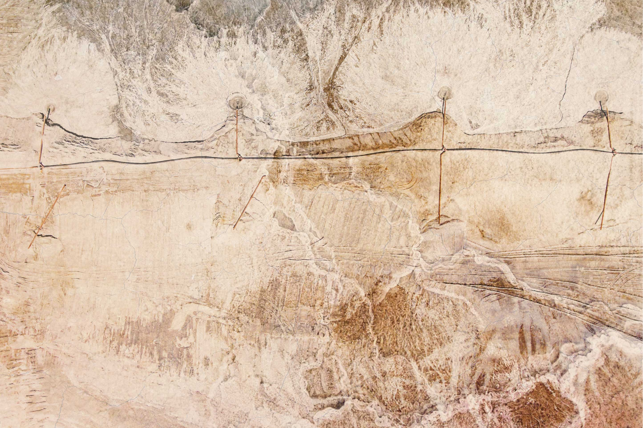 Tekstūruoti stalo padėkliukai organiniu medienos apdaila - „Tenstickers“