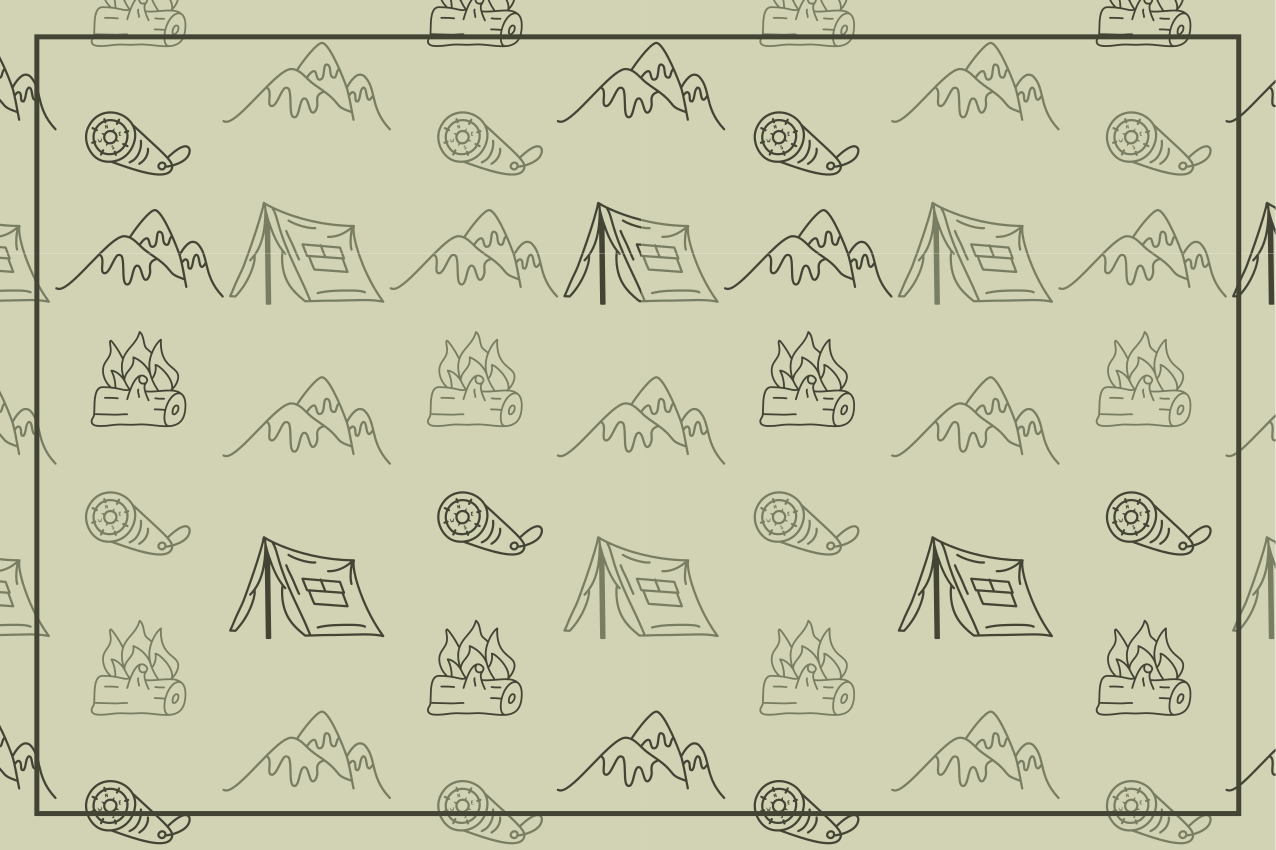 Originalūs stalo padėkliukai stovyklavimo nuotykiams - „Tenstickers“