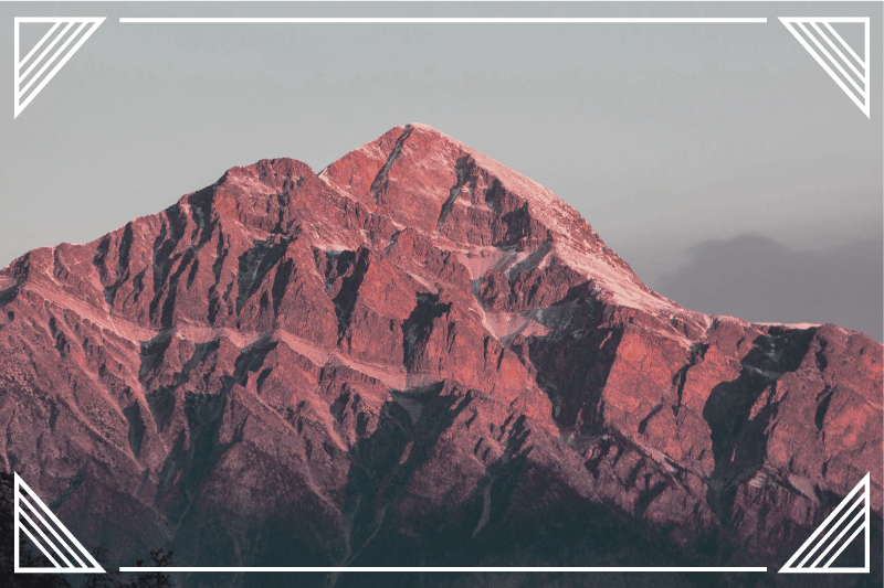 Modernūs stalo padėkliukai kalnų peizažo ramybė - „Tenstickers“