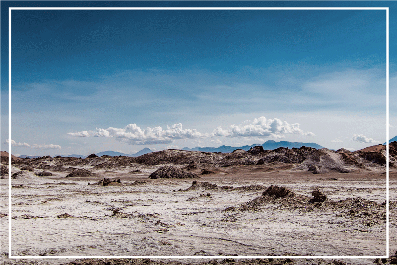 Modernūs stalo padėkliukai dykumos peizažas - „Tenstickers“