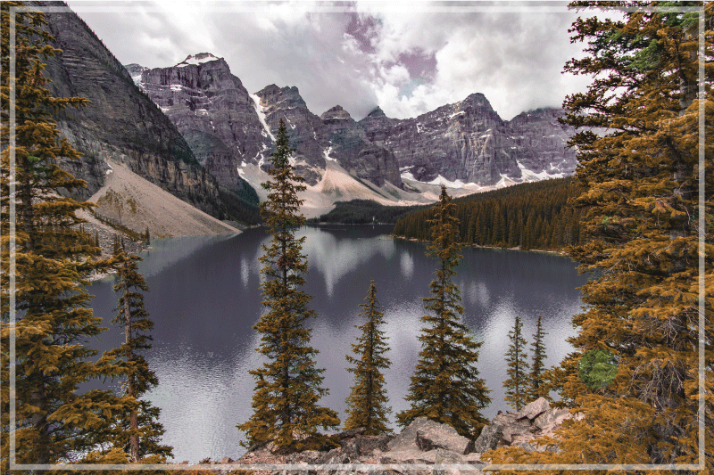 Modernūs stalo padėkliukai alpių vaizdais - „Tenstickers“