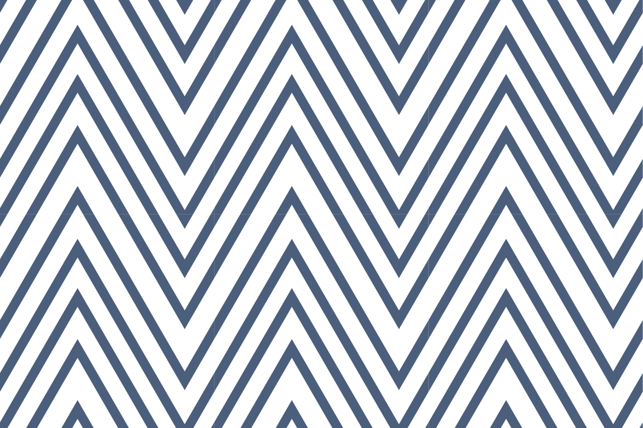 Modernūs stalo padėkliukai su elegantišku chevron raštu - „Tenstickers“