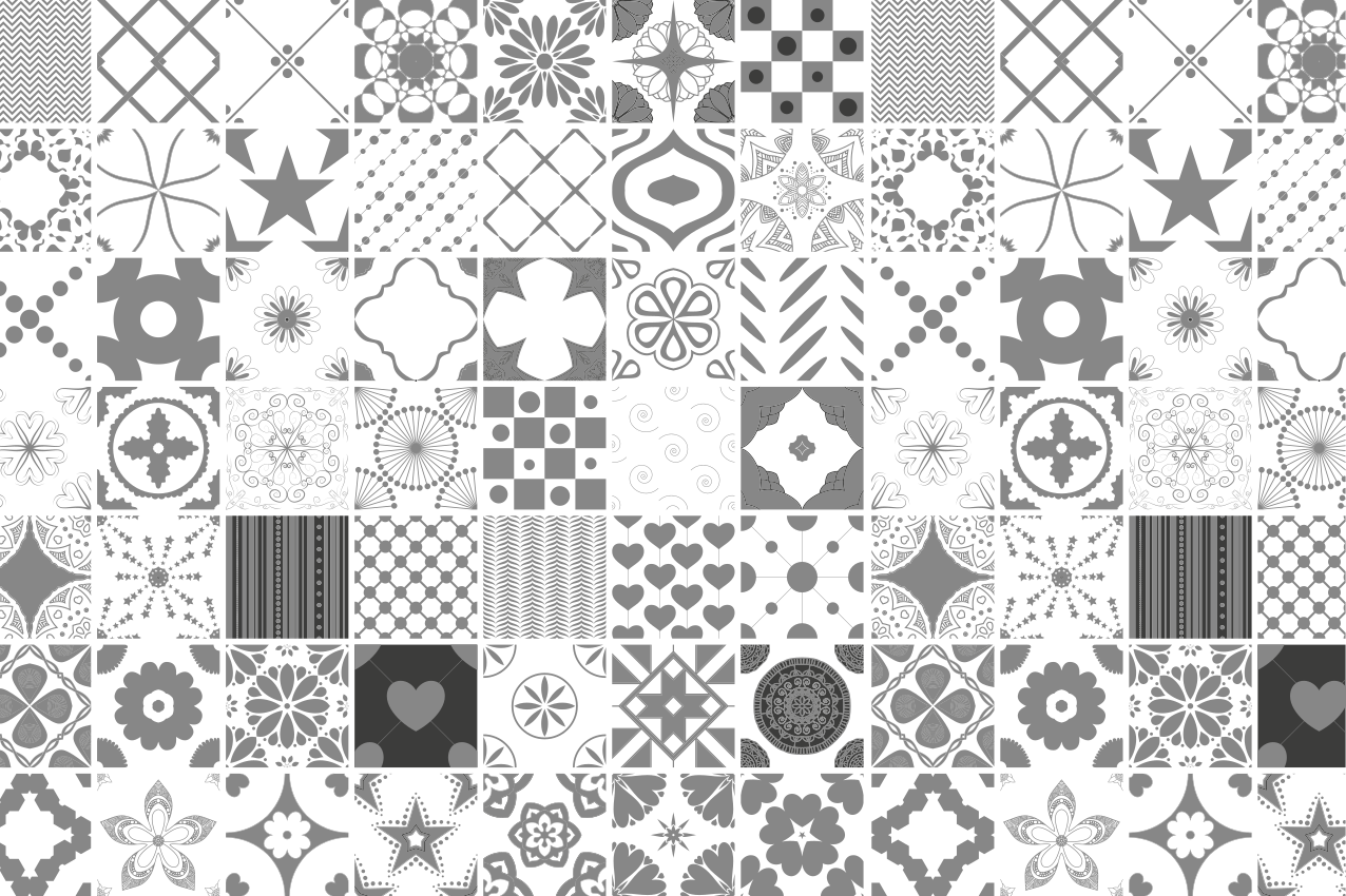 Tekstūruoti stalo padėkliukai monohromine tekstūra - „Tenstickers“