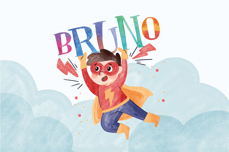 Akvarelės super vaikiški padėkliukai vaikams - „Tenstickers“