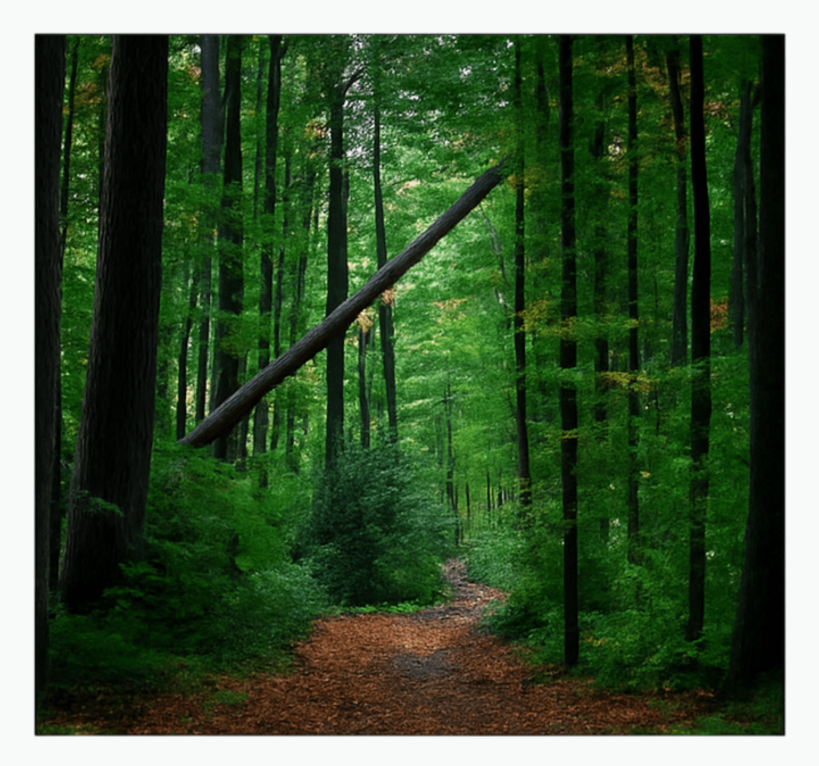 žalio miško dizainas Džiunglės sienų freska - „Tenstickers“