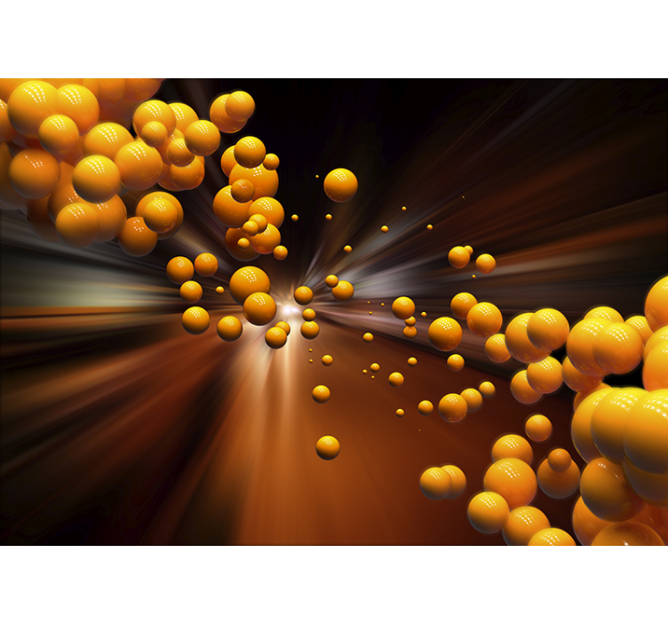 Lenktynės per tunelį 3d sienos freska - „Tenstickers“