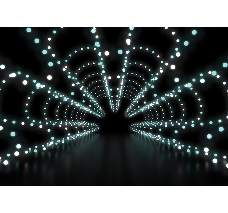 Abstraktus šviesos pliūpsnis 3D  sienų freska - „Tenstickers“