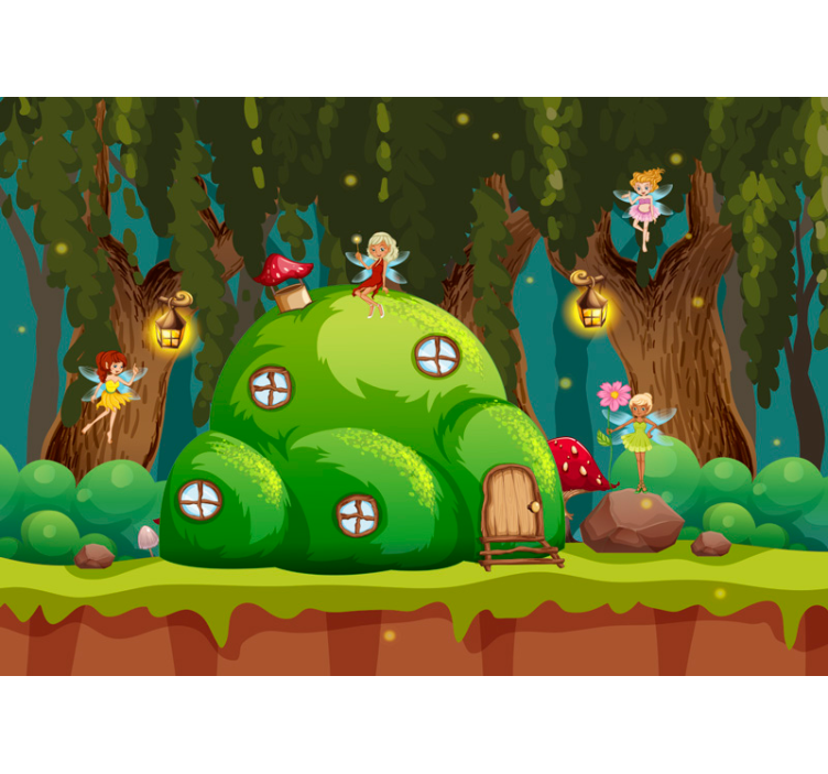 Vaikų freskos fėjų pasaulis - „Tenstickers“