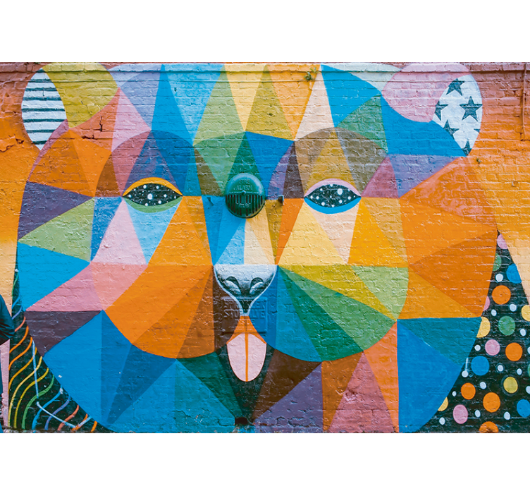 Genties grafiti miesto meno sienos freska - „Tenstickers“