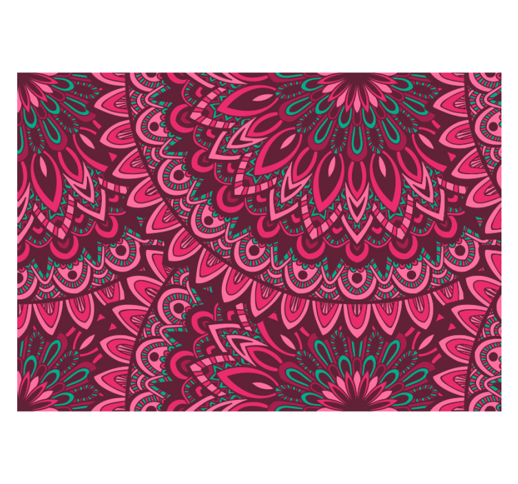 Gėlių mandala zen fono paveikslėliai - „Tenstickers“