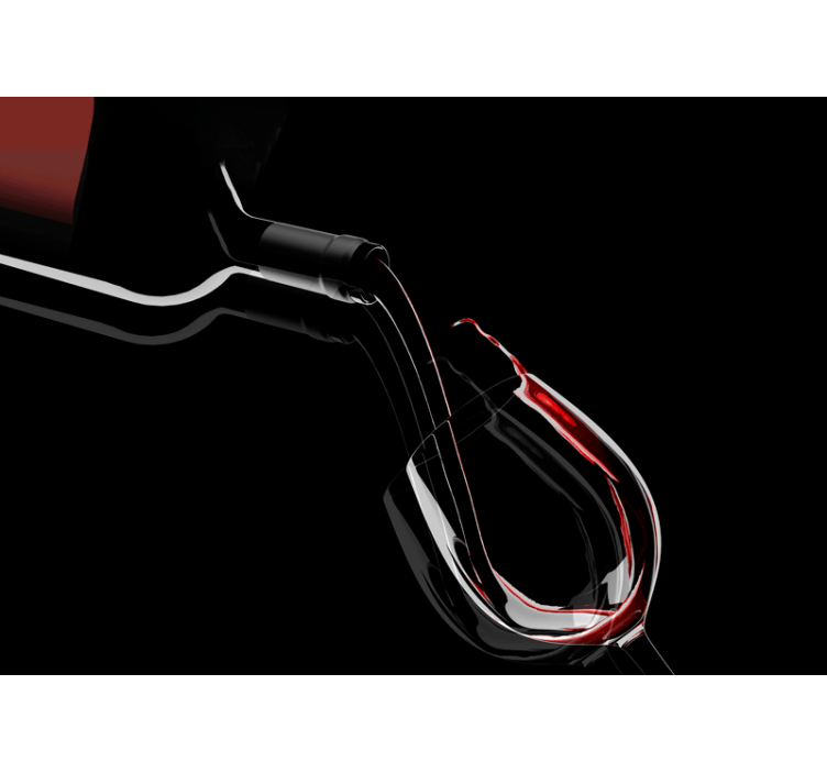 Vyno pilstymo elegancija muzikos sienų freska - „Tenstickers“