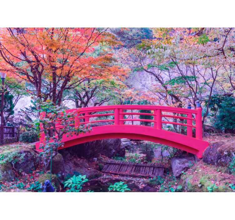 Miško sienos freska ramybės sodo arkos - „Tenstickers“