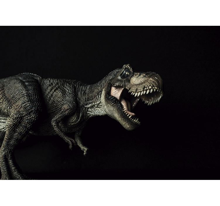 Dinozaurų „t-rex“ vaikščiojančios svetainės sieninė tapyba - „Tenstickers“