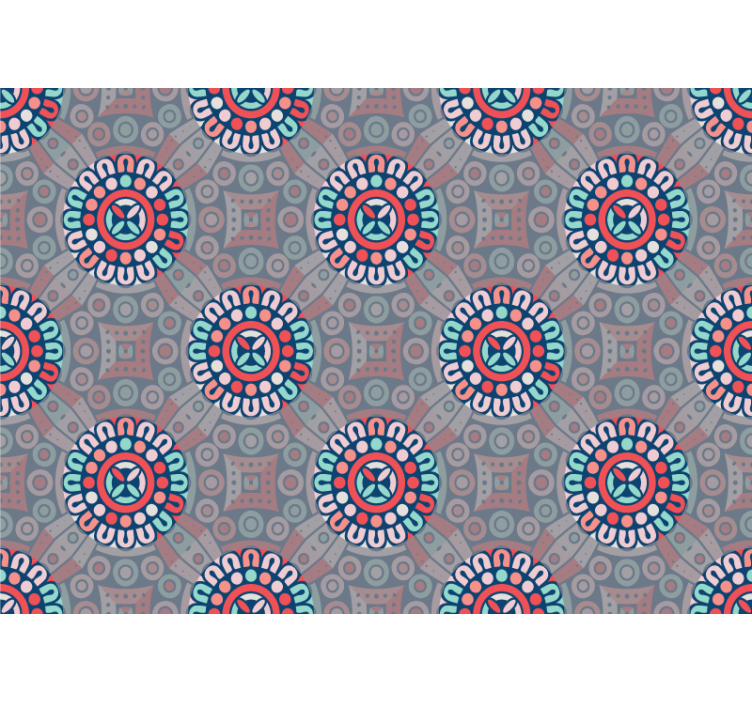 Fonas su mandalomis mandala sieninė tapyba - „Tenstickers“