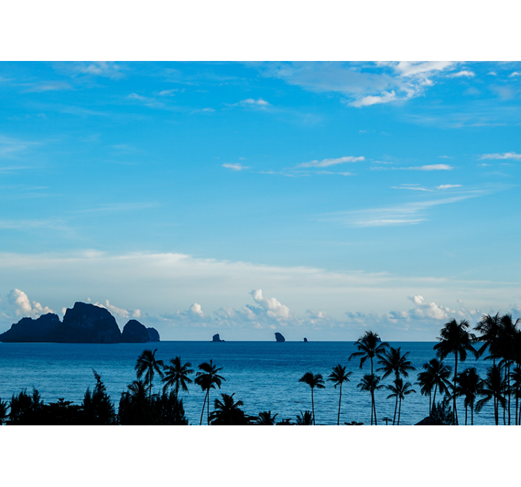 Peizažo sienos freska jūros vaizdas - „Tenstickers“