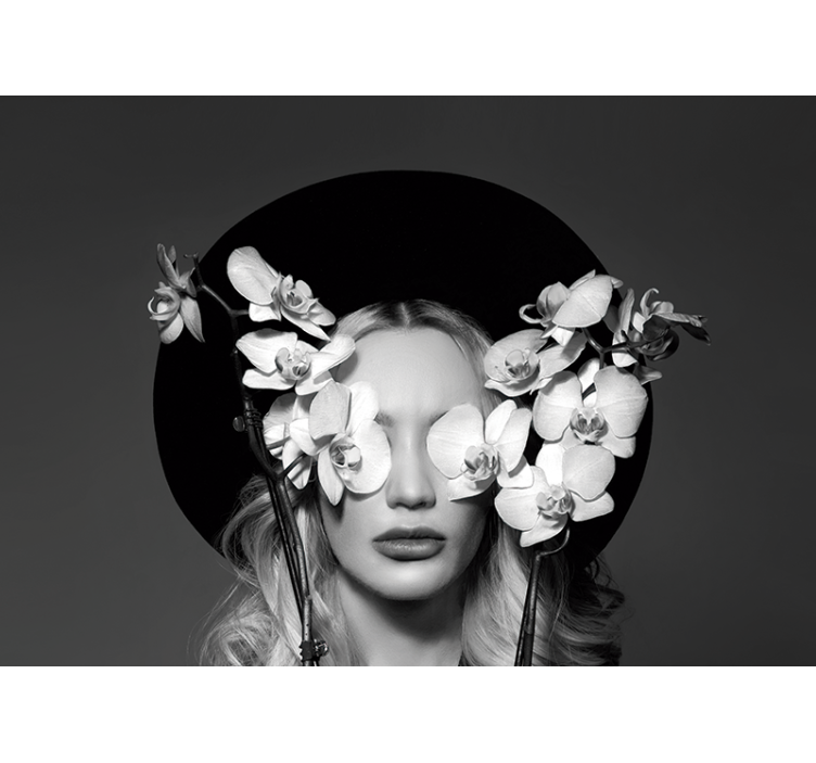 Orchidėjų elegancija gėlių sienos freska - „Tenstickers“