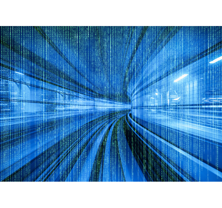 Dinaminis skaitmeninis srautas abstraktus sienų freska - „Tenstickers“