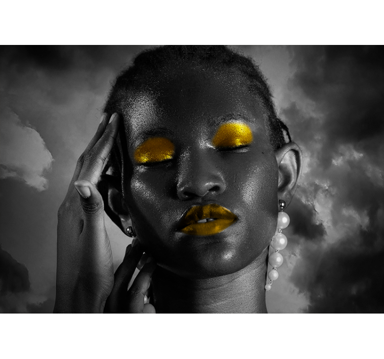 Ryškaus grožio portretas žmonių sienos freskomis - „Tenstickers“