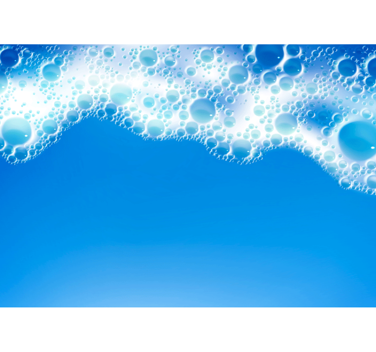 Gamtos sienų tapyba burbulinės bangos dizainas - „Tenstickers“