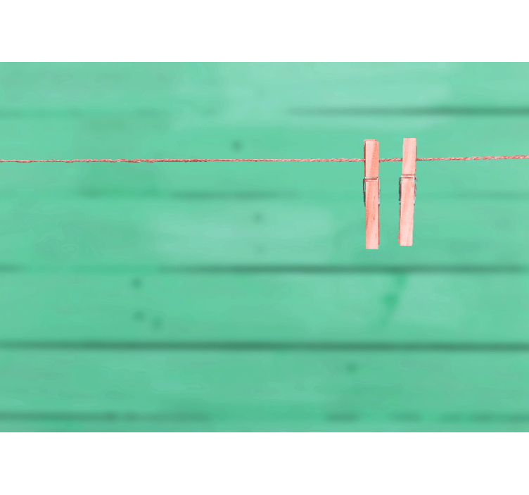 Skalbinių segtukai internete tekstūruotos sienų freska - „Tenstickers“