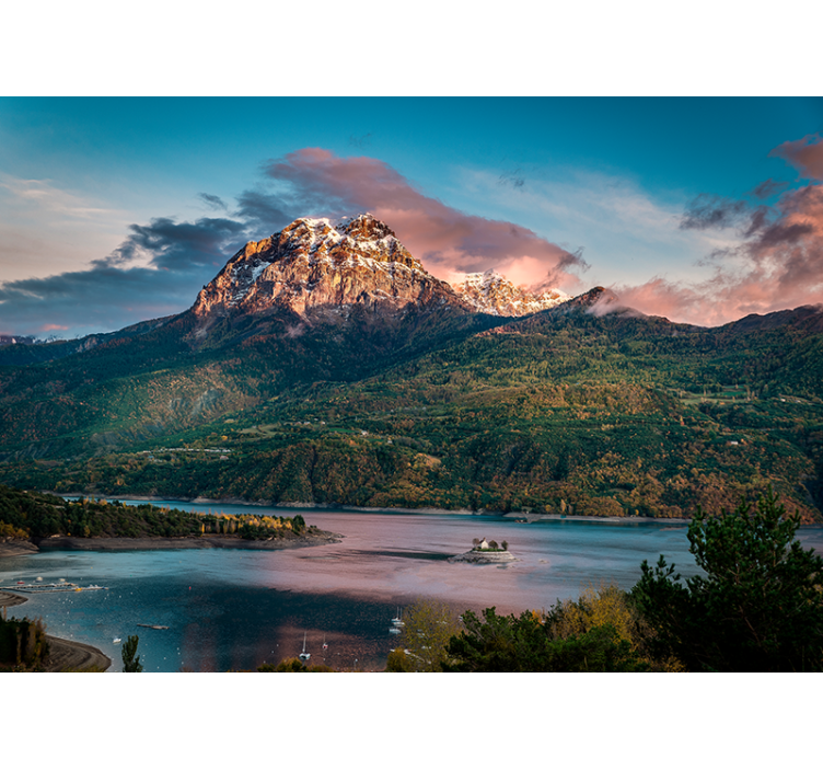 Peizažo sienos freska didysis alpių peizažas - „Tenstickers“