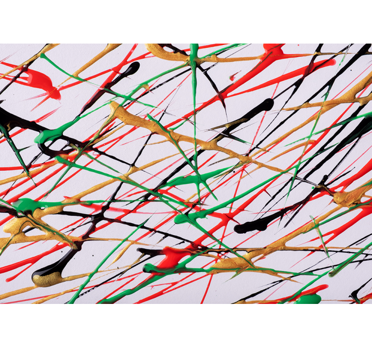 Abstraktus sienų freska energijos potėpiai - „Tenstickers“