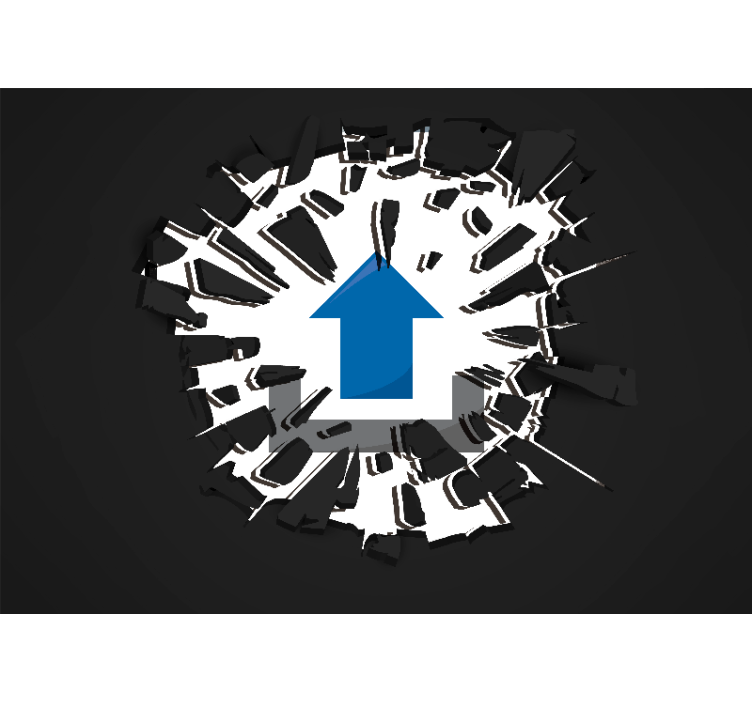 3d sienų freska peržengiant vaizdą - „Tenstickers“