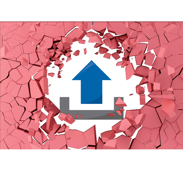 3d sienų freska prasiveržimas pro sienas - „Tenstickers“