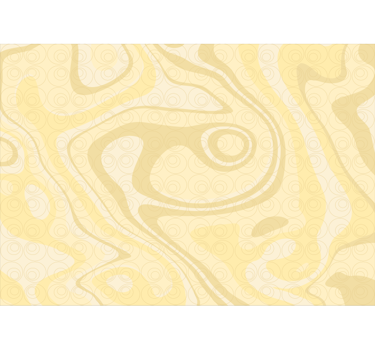 Abstraktus sienų freska išlenktų formų raštas - „Tenstickers“