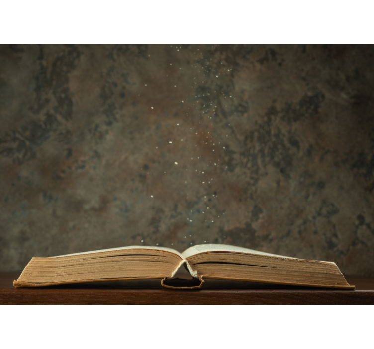 Meno sieniniai paveikslai atverstos knygos magija - „Tenstickers“