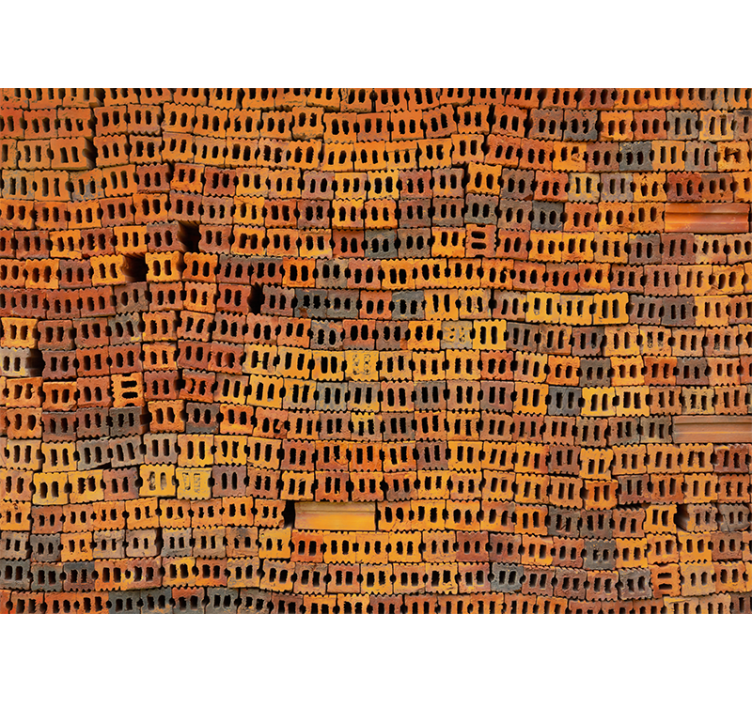 Plytos sienos freska su sluoksniuota plytų raštu - „Tenstickers“